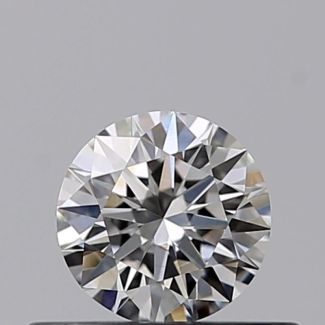 0.30 Carat Round F VVS2 EX GIA Natural Diamond