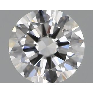 0.30 Carat Round D SI1 VG EX GIA Natural Diamond