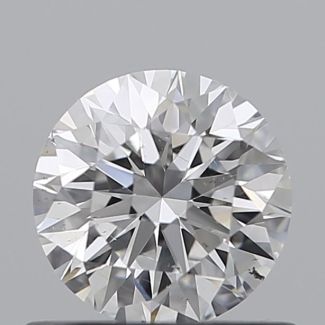 0.6 Carat Round E SI1 EX VG GIA Natural Diamond