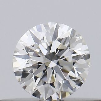 0.23 Carat Round H SI1 EX GIA Natural Diamond