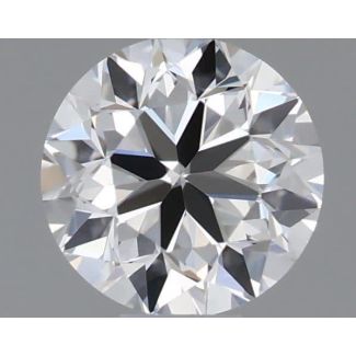 0.45 Carat Round H VVS2 VG EX IGI Natural Diamond