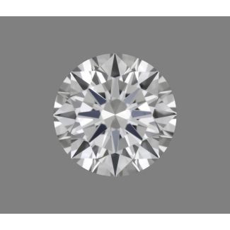 0.37 Carat Round F IF EX GIA Natural Diamond