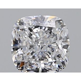 0.71 Carat Cushion Brilliant D VVS2 - EX GIA Natural Diamond