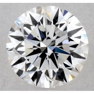 0.3 Carat Round D VVS2 EX VG GIA Natural Diamond