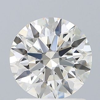 1.07 Carat Round H VVS2 EX GIA Natural Diamond