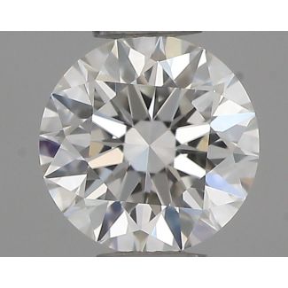 0.36 Carat Round G VVS2 EX GIA Natural Diamond