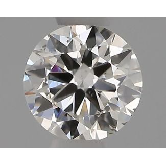 0.30 Carat Round H SI2 VG GIA Natural Diamond