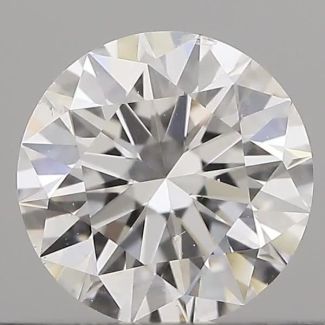 0.52 Carat Round E VS2 EX GIA Natural Diamond