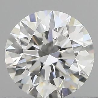 0.41 Carat Round G VS2 EX GIA Natural Diamond