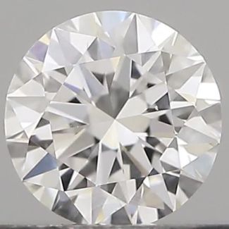 0.30 Carat Round D VVS2 EX GIA Natural Diamond