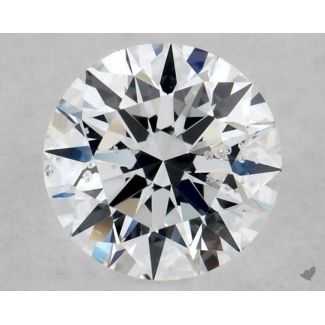 0.40 Carat Round D SI2 EX GIA Natural Diamond