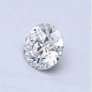 0.63 Carat Round E VVS1 EX GIA Natural Diamond