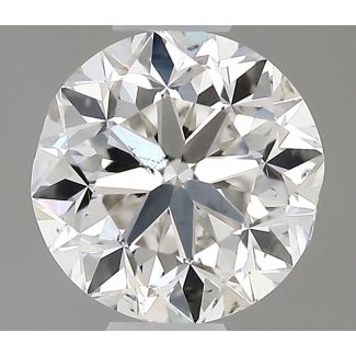 0.5 Carat Round H SI1 GD EX IGI Natural Diamond