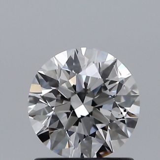 0.90 Carat Round D SI1 EX VG GIA Natural Diamond