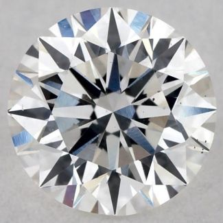 0.7 Carat Round F SI2 EX VG GIA Natural Diamond