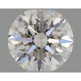 0.34 Carat Round G VVS1 EX GIA Natural Diamond