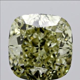 1.1 Carat Cushion Modified Fancy Yellow SI1 - VG GD GIA Natural Diamond