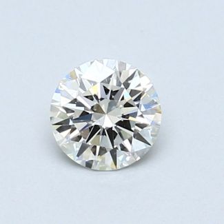 0.51 Carat Round I VS2 EX VG GIA Natural Diamond