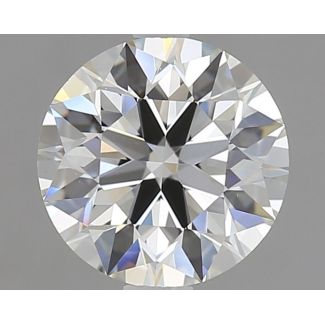 1.5 Carat Round H VVS2 EX GIA Natural Diamond