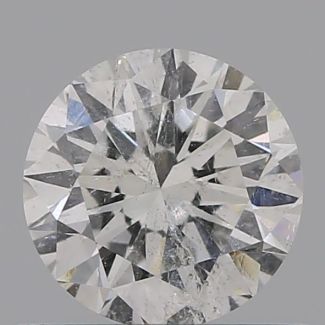 0.54 Carat Round E I2 GD VG GIA Natural Diamond