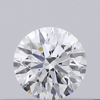 0.17 Carat Round D IF EX GIA Natural Diamond