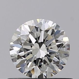 0.51 Carat Round H VS1 VG EX GIA Natural Diamond