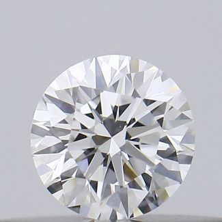 0.21 Carat Round D VS1 EX GIA Natural Diamond