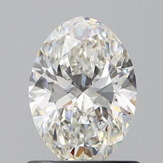 0.8 Carat Oval H VVS1 - EX VG GIA Natural Diamond