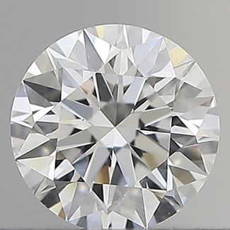 0.50 Carat Round E VS2 EX GIA Natural Diamond