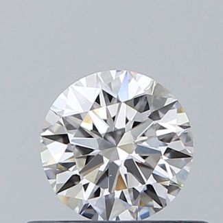 0.41 Carat Round F VS1 EX GIA Natural Diamond