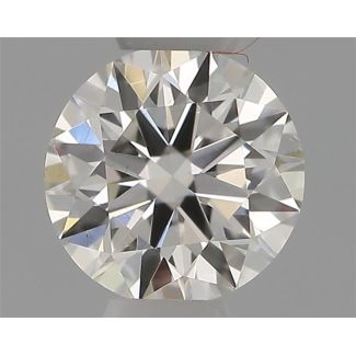 0.30 Carat Round H SI1 EX VG GIA Natural Diamond