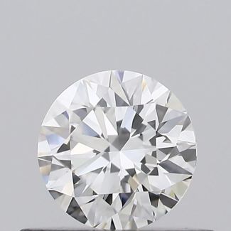 0.35 Carat Round H VVS1 EX GIA Natural Diamond