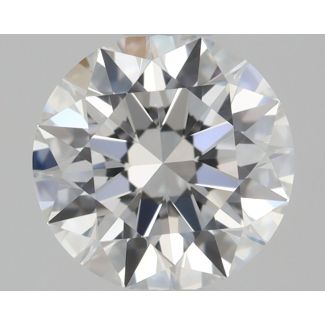 0.36 Carat Round D VVS1 EX GIA Natural Diamond