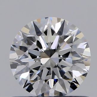 0.60 Carat Round F VS2 EX GIA Natural Diamond