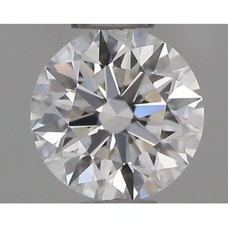 0.29 Carat Round E VVS2 EX GIA Natural Diamond