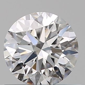 0.50 Carat Round D VS1 VG EX GIA Natural Diamond