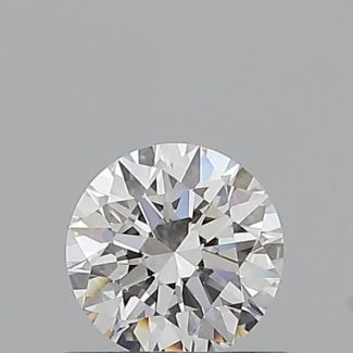 0.51 Carat Round E VVS1 EX GIA Natural Diamond