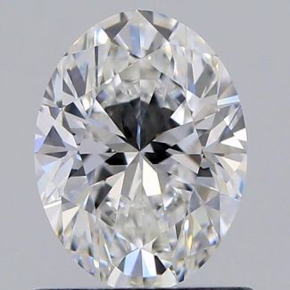 0.80 Carat Oval E VVS1 - EX GD GIA Natural Diamond