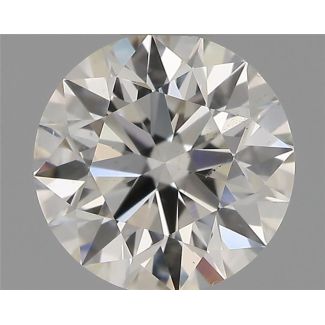 0.56 Carat Round G VS2 EX GIA Natural Diamond