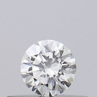 0.21 Carat Round G VVS1 EX GIA Natural Diamond