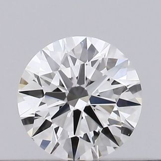 0.2 Carat Round F VVS2 EX GIA Natural Diamond