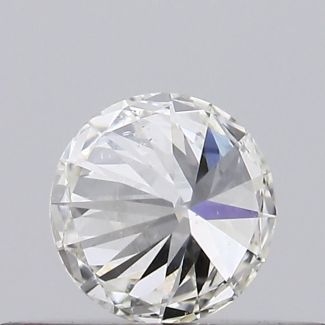 0.22 Carat Round H SI1 EX GIA Natural Diamond