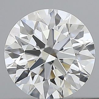 0.51 Carat Round E VS1 EX GIA Natural Diamond