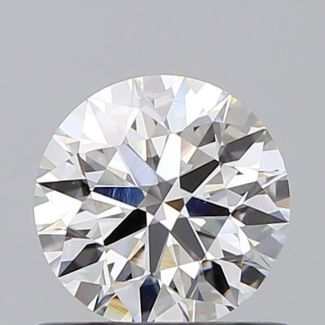 0.6 Carat Round F VS1 EX GIA Natural Diamond