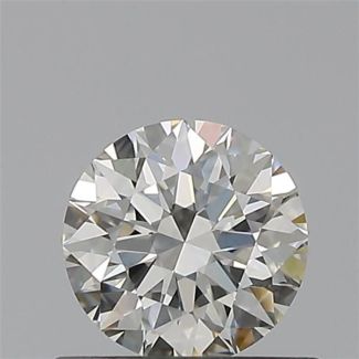 0.50 Carat Round H VVS1 EX IGI Natural Diamond