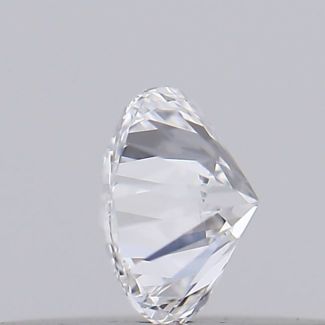 0.15 Carat Round D VVS2 EX GIA Natural Diamond