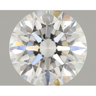 0.6 Carat Round E VS2 EX GIA Natural Diamond