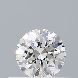 0.27 Carat Round D VVS1 EX GIA Natural Diamond