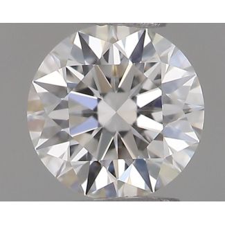 0.35 Carat Round E IF EX GIA Natural Diamond