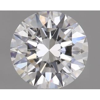 0.5 Carat Round D VVS1 EX GIA Natural Diamond